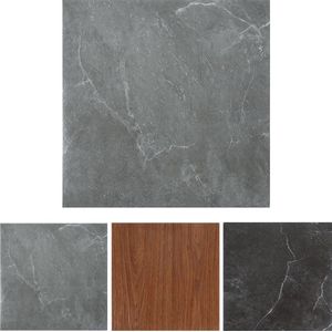 PVC Vloertegels 30 x 30 cm - Zelfklevend en Waterdicht, Antislip Tegellook voor Woonkamer en Keuken