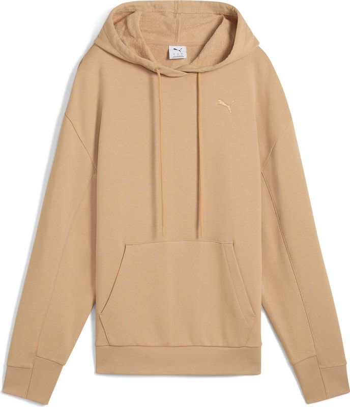 PUMA HER Relaxed Hoodie TR Dames sporttrui - Warm Beige