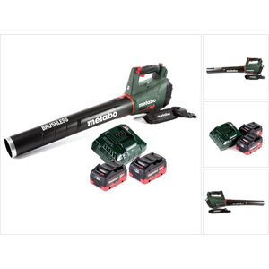 Metabo LB 18 LTX BL accubladblazer 18 V borstelloos + 2x accu 5,5 Ah + lader