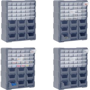 vidaXL Organiser met 39 lades 38x16x47 cm - Organiser - Organisers - Lade Organiser - Lade Organisers