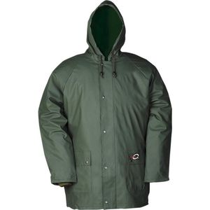 Sioen Dover Winter regenparka met uitneembare voering Groen Kaki maat L
