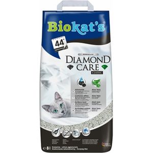 Biokat's kattenbakvulling Diamond Care Classic 8 L papieren zak