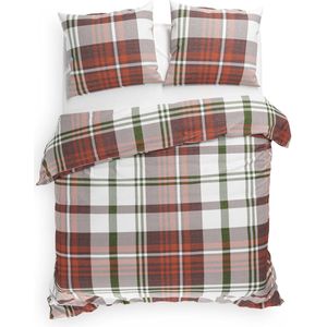 Heckett & Lane Flanel Dekbedovertrek Kabil (Multi) - 200x200/220 cm