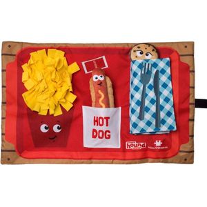 Outward Hound Snuffelmat - Fast Food Fun - Hondenpuzzel ontwikkeld door Nina Ottosson - Voor mentale en fysieke uitdaging bij honden