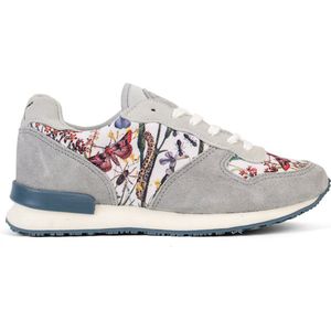 Inkkas, Monterey, Dames Sneaker, Suede, Natuurprint, EVA rubber zool, Vintage, Maat37