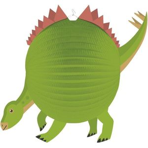 Dinosaurus bol lampion 25 cm - Sint Maarten lampion dinosaurus - Kinderfeestje/kinderpartijtje lampionnen dinosaurus thema
