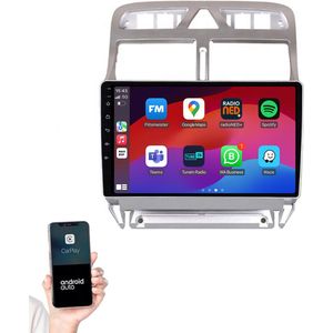 Geschikt voor Peugeot 307 | Android 14.0 Autoradio | Apple CarPlay & Android Auto | 2GB RAM & 32GB opslag | Draadloze verbinding | HD Touchscreen | FM, AM, DAB+ Radio | Bluetooth handsfree bellen | 2002, 2003, 2004, 2005, 2006, 2007, 2008, 2009, 2010