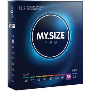 MY.SIZE Pro 69 mm Condooms - 3 stuks