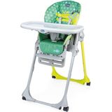 Chicco Polly Easy Kinderstoel - Inklapbare baby eetstoel - Met stoelverkleiner - Hoogte verstelbaar - Crocodille