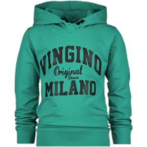 Vingino Sweater Milano Jongens Katoen Groen/zwart Maat 176
