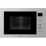 Inventum IMC6032F - Inbouw combi-oven - Hetelucht - Magnetron - Grill - 32 liter - 38 cm hoog - Tot 220°C - RVS/Zwart