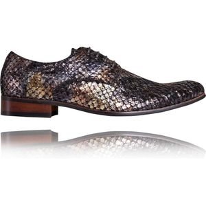 Sparkie Elegance - Maat 47 - Lureaux - Kleurrijke Schoenen Voor Heren - Veterschoenen Met Print
