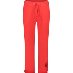 2ZiP katoenen joggingbroek met doorlopende ritsen - Heren - Rood - S