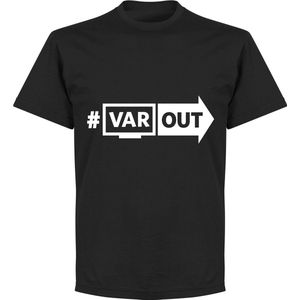 VARout T-Shirt - Zwart/ Wit - M