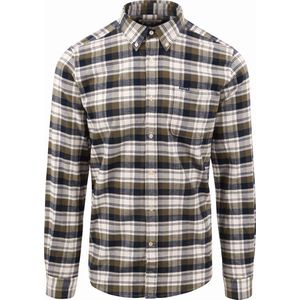 Barbour - Stonewell Overhemd Ruit Groen - Heren - Maat XL - Modern-fit
