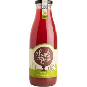 Slandsbeste Appel-cranberrysap, BIO 6 flessen x 75 cl