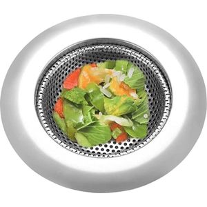 Roestvrij Stalen Keuken Gootsteen Afvoerzeef Anti-verstopping Mand - Pin Afvoer Filter - Voedsel Recovery .