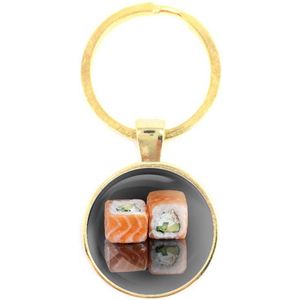 Sleutelhanger Glas - Sushi