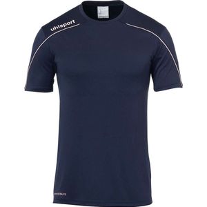 Uhlsport Stream 22 Shirt Korte Mouw Heren - Marine / Wit | Maat: 3XL