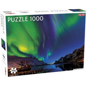 Puzzel Around the World Northern Stars: Northern Lights in Tromso - 1000 stukjes
