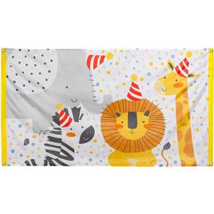 Boland - Polyester vlag Safari - Dieren - Dieren