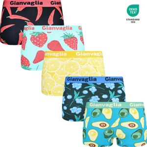 GIANVAGLIA® Deluxe GVG-8804 5-Pack Katoenen Dames Boxershorts XXL 42-44