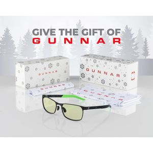 GUNNAR Gaming- en Computerbril - Razer FPS Holiday Bundle - Blauw Licht Bril, Beeldschermbril, Blue Light Glasses, Leesbril, UV Filter