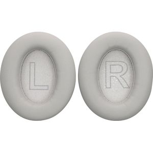 kwmobile 2x oorkussens geschikt voor Anker Soundcore Life Q20 - Earpads voor koptelefoon in grijs