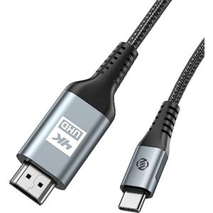 Equivera USB C naar HDMI Adapter - Hub - Type C to HDMI - Geschikt voor Verschillende Merken - Premium