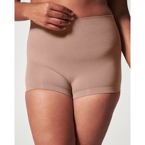 Spanx EcoCare Seamless Shaping - Boyshort - Kleur Dark Nude (Cafe au Lait) - Maat S