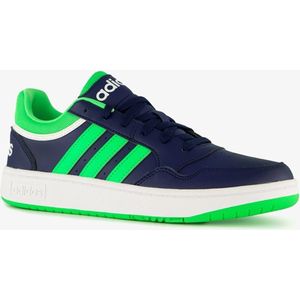 Adidas Hoops 3.0 CF C kinder sneakers blauw groen - Maat 37 1/3 - Uitneembare zool