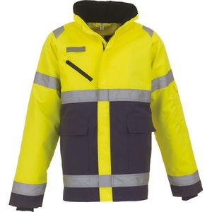 Yoko Fontaine Storm - Hi-Vis jacket YHVP309 - Hi Vis Yellow / Navy - M