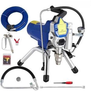 Blauw - Professionele Airless Verfspuit - Verfpistool - 2200W