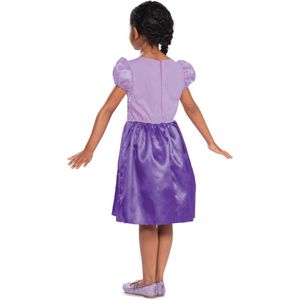 Smiffys - Disney Tangled Rapunzel Basic Plus Kostuum Jurk Kinderen - Kids tm 4 jaar - Paars/Roze