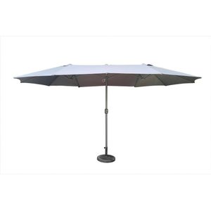 BestGarden - Parasol - Aluminium - Antraciet - 2.7x4.6m