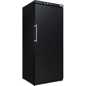 Cubo Koelkast staand 510L - Zwart met LED-verlichting - 1 deur met 5 planken - Energiezuinig - CS-BR600V