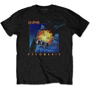 Def Leppard - Pyromania Heren T-shirt - M - Zwart