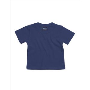 BabyBugz - Baby T-Shirt - Donkerblauw - 100% Biologisch Katoen - 62-68