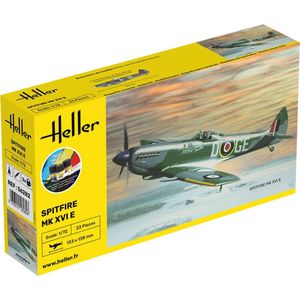 1:72 Heller 56282 Spitfire MK XVI E - Starter Kit Plastic Modelbouwpakket