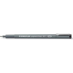 Staedtler Pigment Liner - Fineliner Inkt Pigment - Pen Fijne Punt - 0,7mm - Zwart