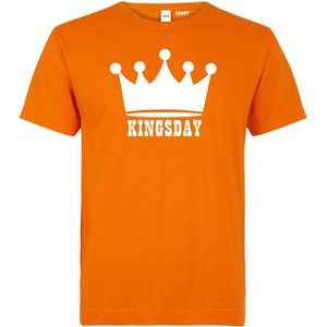 T-shirt Kingsday | oranje koningsdag kleding | oranje t-shirt | Oranje | maat XXL