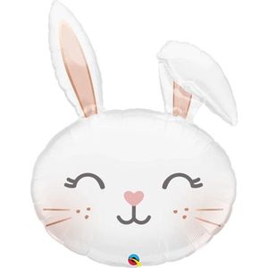 Qualatex - Folieballon konijn met hangend oor - 94 cm