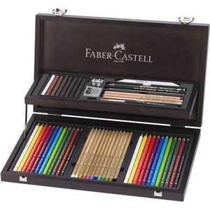 Faber-Castell kleurpotloden - Compendium mahoniebox - 54 stuks - FC-110084