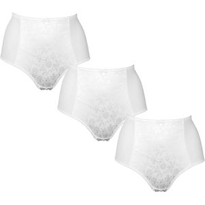 3-pack Dames Tailleslip lichtcorrigerend J&C Wit - maat 3XL