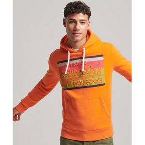 Superdry Vintage Vl Cali Capuchon Oranje L Man