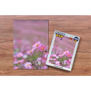 Puzzel Bloemen - Buiten - Roze - Legpuzzel - Puzzel 500 stukjes