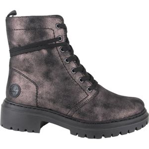 Rieker 72675-00 dames veterboots sportief maat 43 zwart