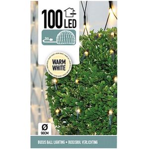 Oneiro’s luxe Buxus Netverlichting - 100 LED - warm wit - kerst - lichtgordijn - feestdagen - winter - verlichting - binnen - buiten – sfeer