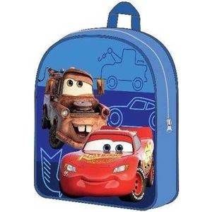 Cars rugtas - 30 x 25 cm. - Disney Lightning McQueen en Takel rugzak - blauw