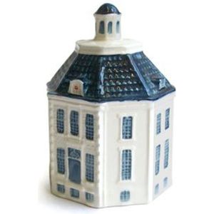 Royal Goedewaagen - Miniatuur Paleis Drakensteyn 7cm - Delfts Blauw